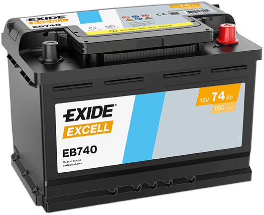 Baterie de pornire EXIDE Excell 74Ah 12V