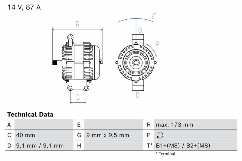 Generator / Alternator BOSCH 0 986 042 720