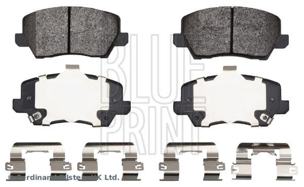 set placute frana,frana disc BLUE PRINT ADG042180
