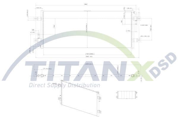 Radiator, racire motor TITANX RX129013