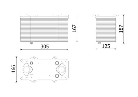 Intercooler, compresor MAHLE BEHR *** PREMIUM LINE *** CI 704 000P