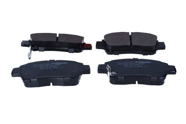 set placute frana,frana disc MAXGEAR 19-0489