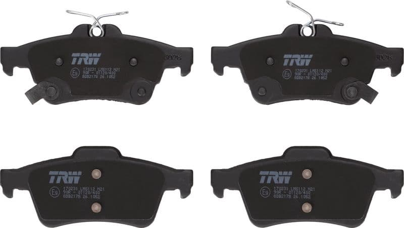 set placute frana,frana disc TRW GDB2178