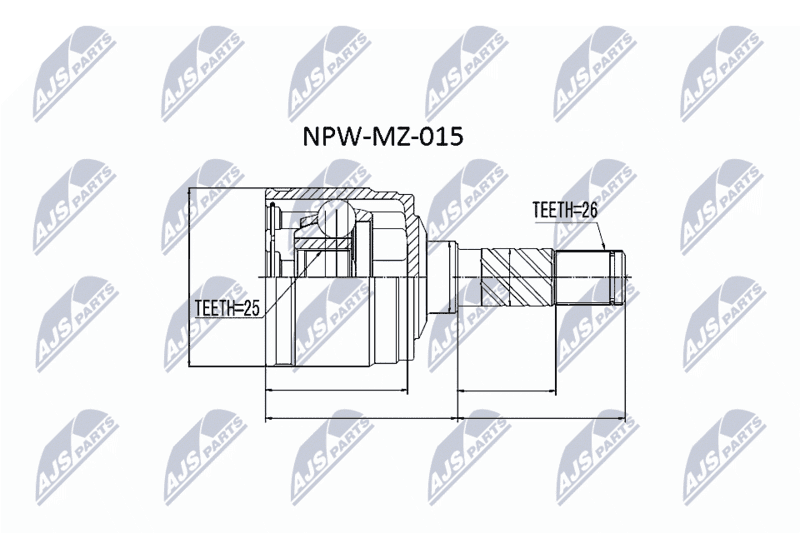 Set articulatie, planetara NTY NPW-MZ-015