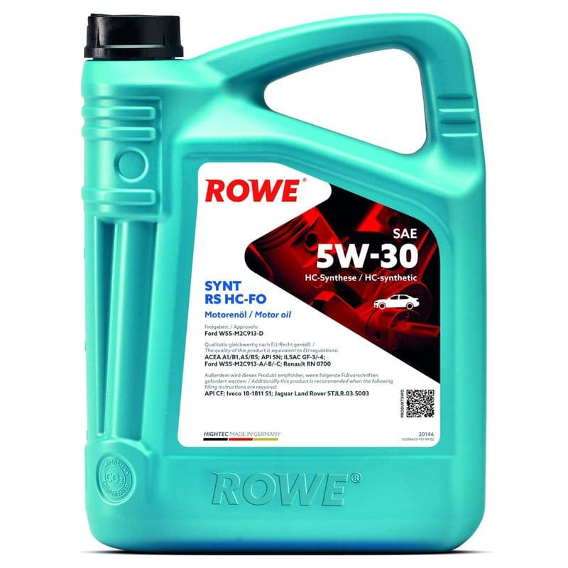 ulei de motor ROWE HIGHTEC SYNT RS SAE 5W-30 HC-FO 20146-0050-99