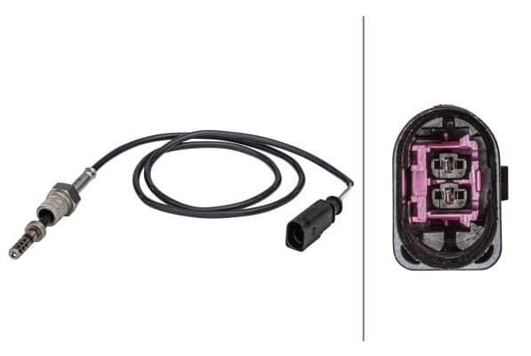 Senzor, temperatura gaze evacuare HELLA 6PT 358 181-281