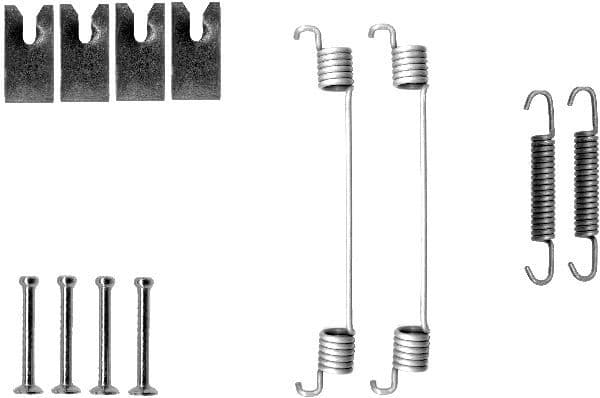 Set accesorii, sabot de frana TEXTAR 97031100