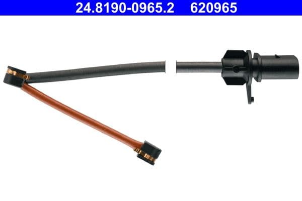senzor de avertizare,uzura placute de frana ATE 24.8190-0965.2