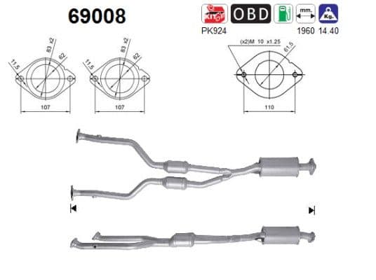 Catalizator AS-PL 69008