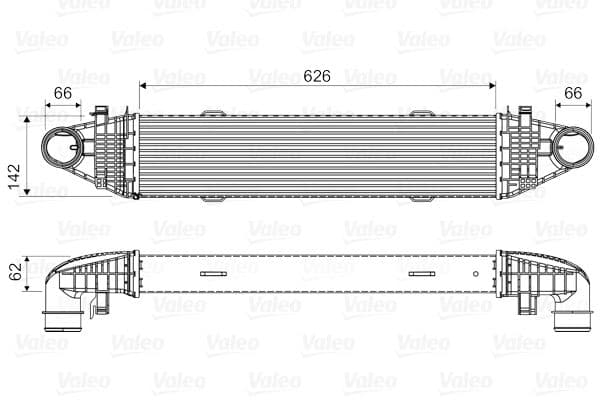 Intercooler, compresor VALEO 818617