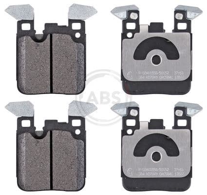 set placute frana,frana disc ABS 37953