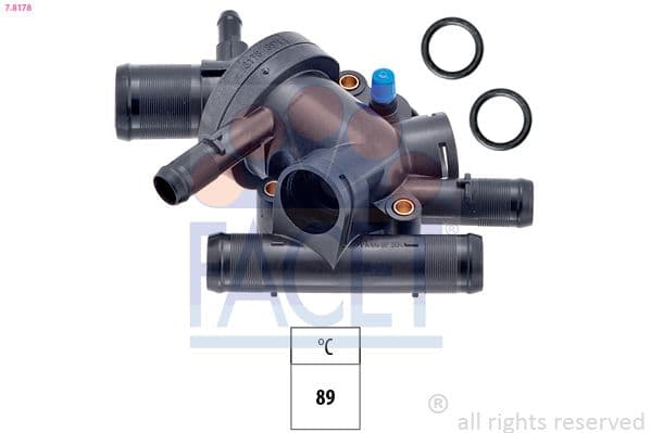 termostat,lichid racire FACET Made in Italy - OE Equivalent 7.8178