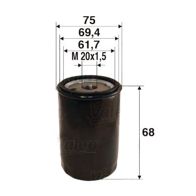 Filtru ulei VALEO 586051