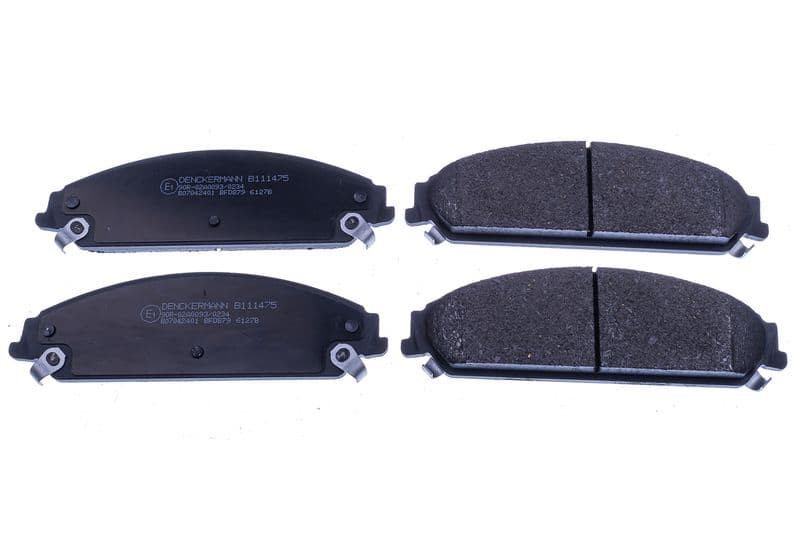 set placute frana,frana disc DENCKERMANN B111475
