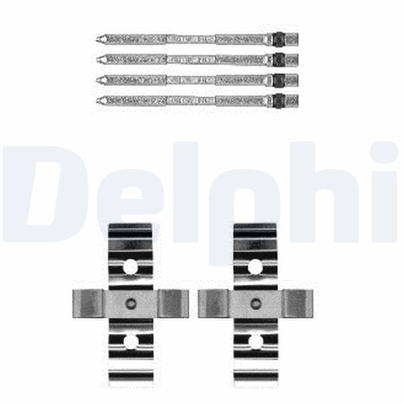 Set accesorii, placute frana DELPHI LX0604