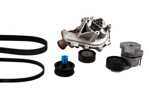 Pompa apa + Set curea transmisie cu caneluri GK K986808A