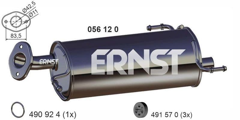 Toba esapament finala ERNST 056120