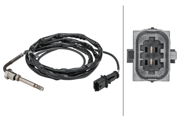 Senzor, temperatura gaze evacuare HELLA 6PT 358 181-621