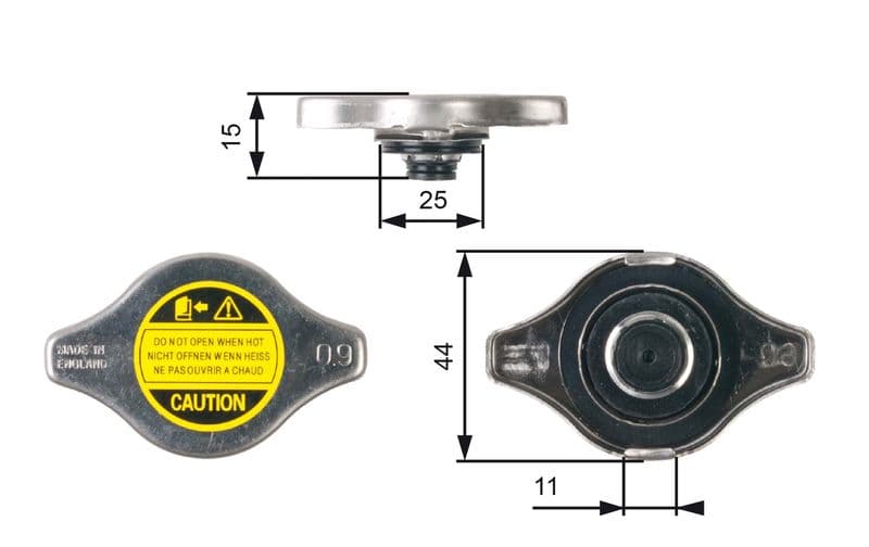 buson,radiator GATES RC127