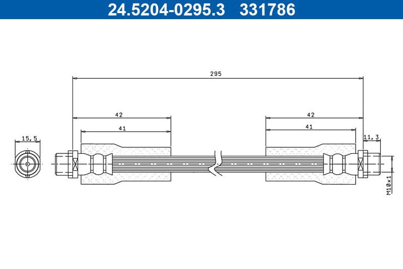 Furtun frana ATE 24.5204-0295.3
