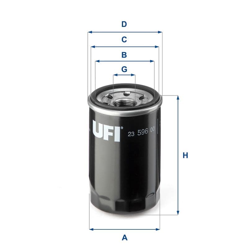Filtru ulei UFI 23.596.00