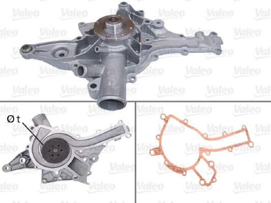 Pompă de apă, răcire motor VALEO 506832
