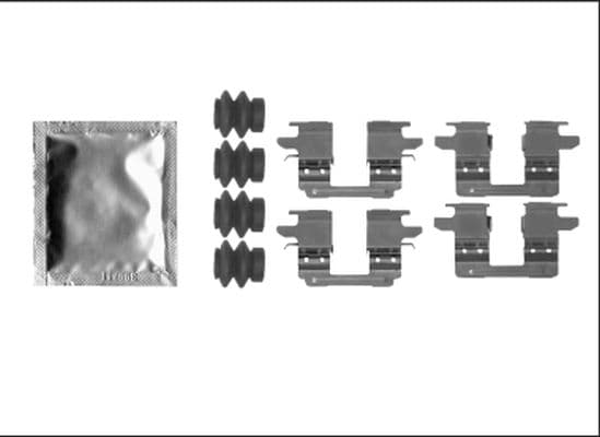 Set accesorii, placute frana TEXTAR 82539900