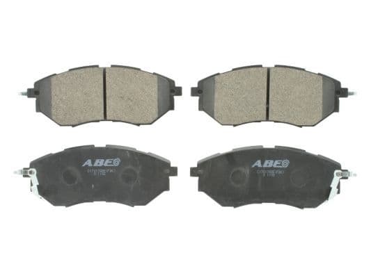 set placute frana,frana disc ABE C17017ABE