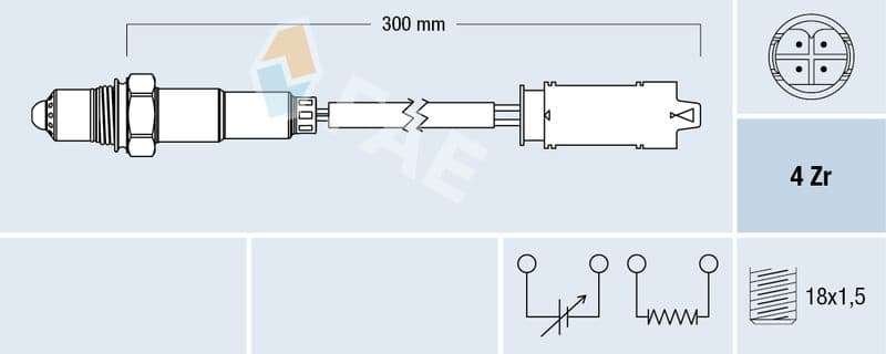 Sonda Lambda FAE 77336