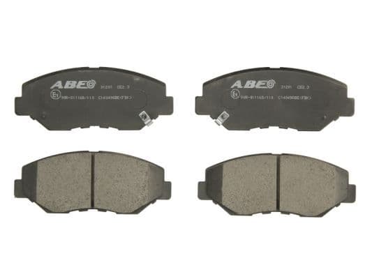set placute frana,frana disc ABE C14049ABE