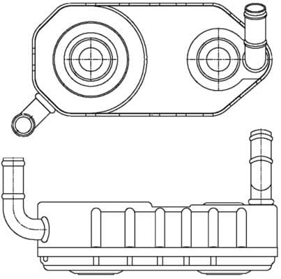 Radiator racire ulei, cutie de viteze automata MAHLE BEHR CLC 177 000S