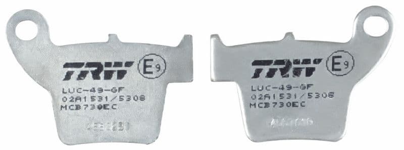 set placute frana,frana disc TRW Organic Eco MCB730EC