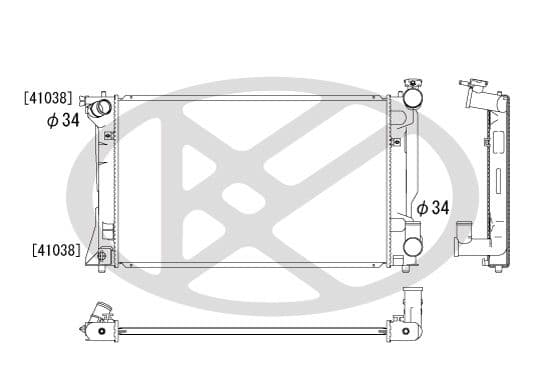 Radiator, racire motor KOYORAD PL011667
