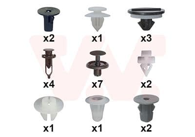 Set montaj, aripa laterala VAN WEZEL 5437796