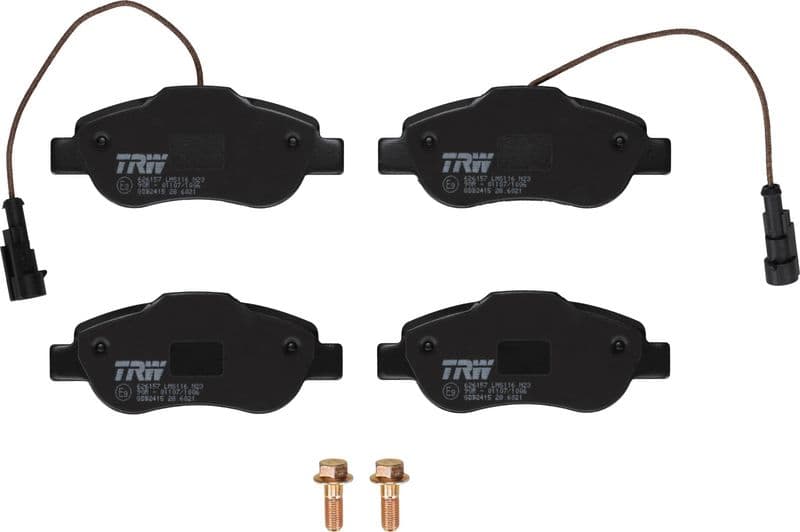set placute frana,frana disc TRW GDB2415