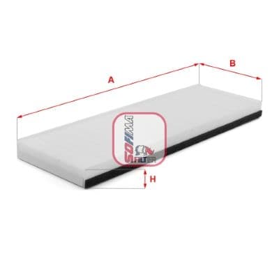 Filtru, aer habitaclu SOFIMA S 3444 C