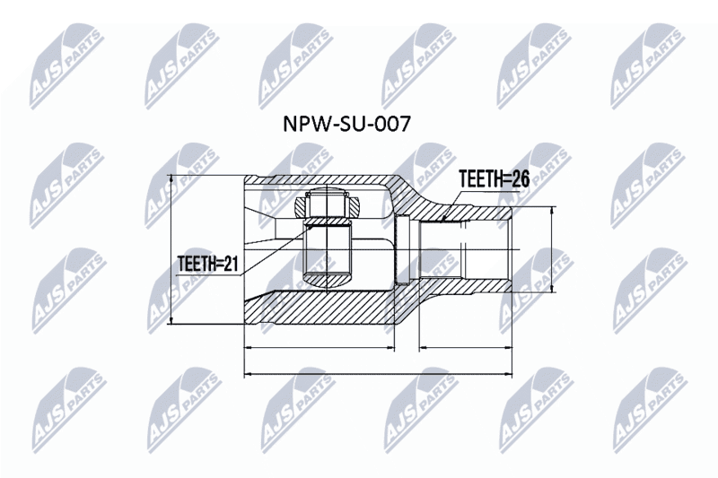 Set articulatie, planetara NTY NPW-SU-007