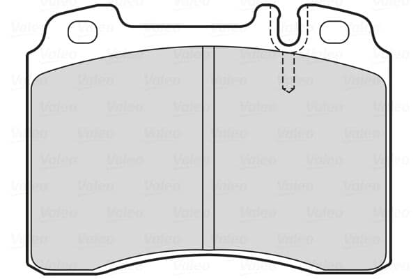 set placute frana,frana disc VALEO 601748
