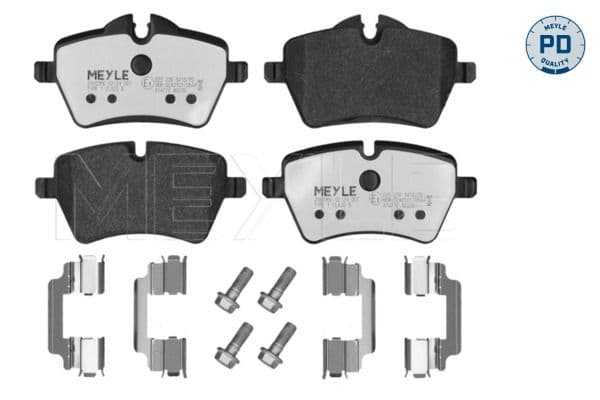 set placute frana,frana disc MEYLE -PD: Advanced performance and design. 025 239 8418/PD