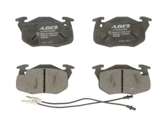 set placute frana,frana disc ABE C1P005ABE