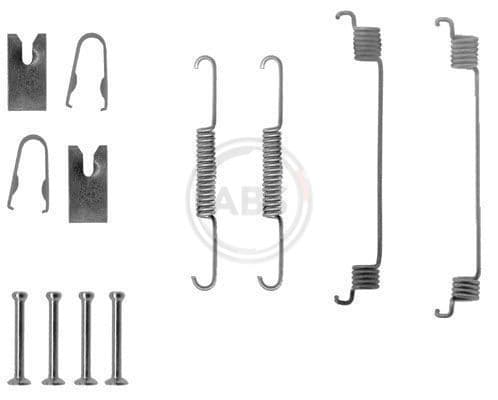 Set accesorii, sabot de frana ABS 0789Q
