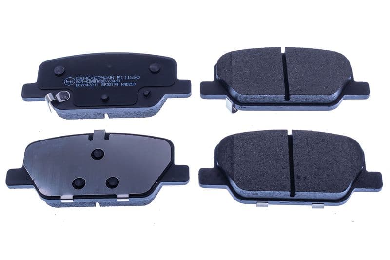 set placute frana,frana disc DENCKERMANN B111530