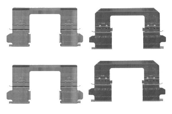 Set accesorii, placute frana BOSCH 1 987 474 461