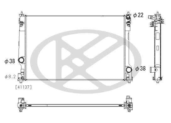 Radiator, racire motor KOYORAD PL013463R