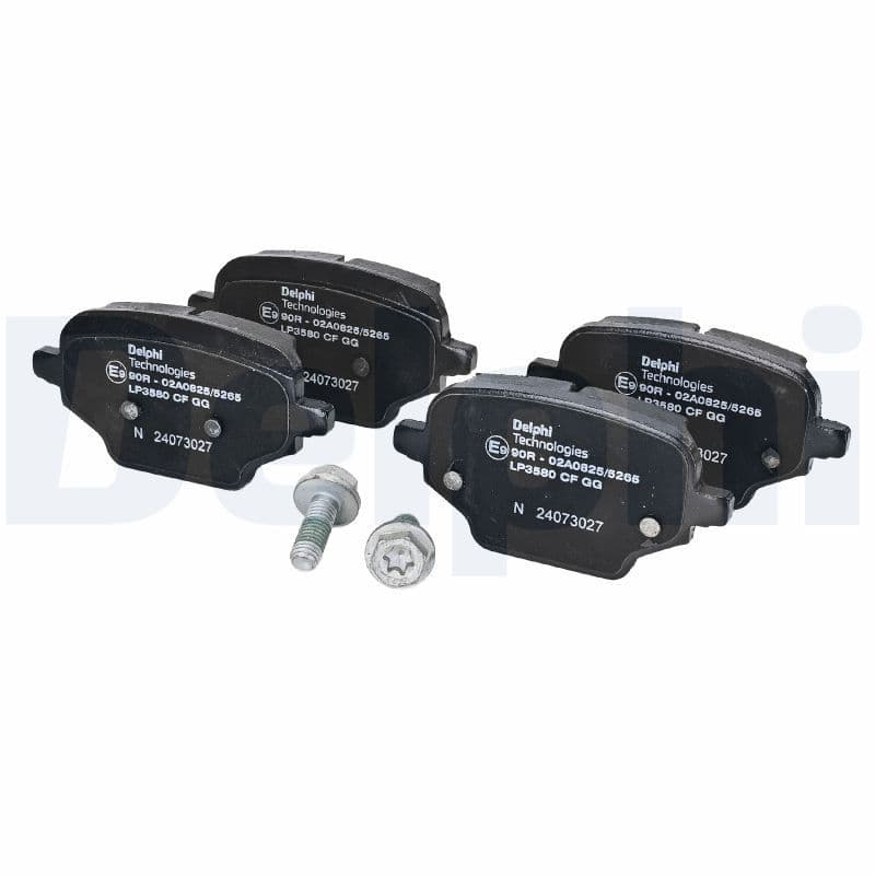 set placute frana,frana disc DELPHI LP3580