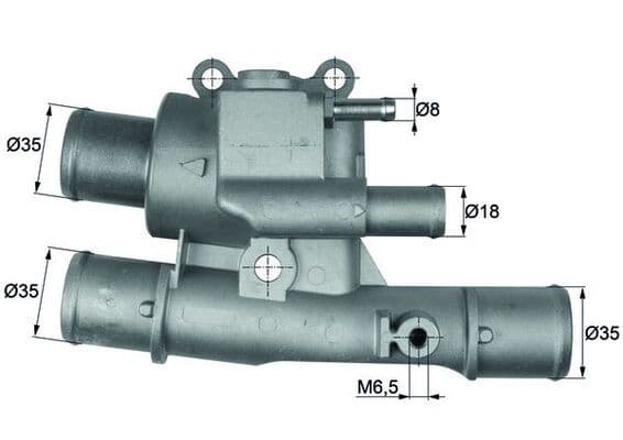 termostat,lichid racire MAHLE BEHR TI 123 88