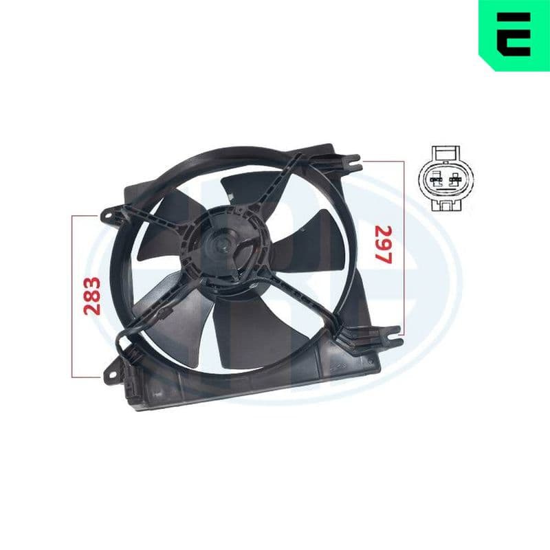 Ventilator, radiator ERA 352108