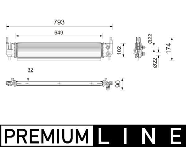 Radiator temperatura scazuta, intercooler MAHLE BEHR *** PREMIUM LINE *** CIR 31 000P