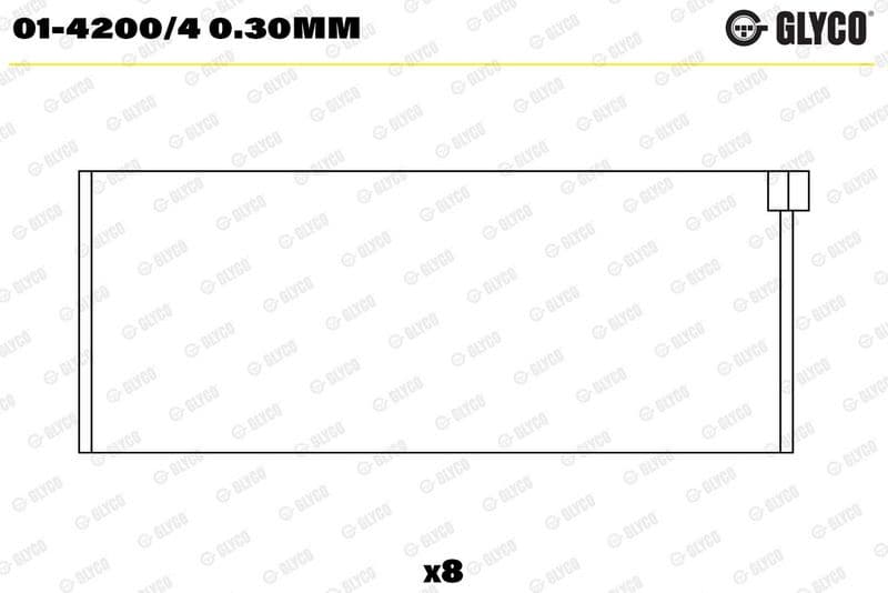 Cuzinet bielă GLYCO 01-4200/4 0.30mm