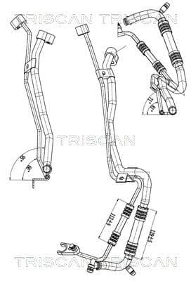 conducta presiune variabila,aer conditionat TRISCAN 9010 29118